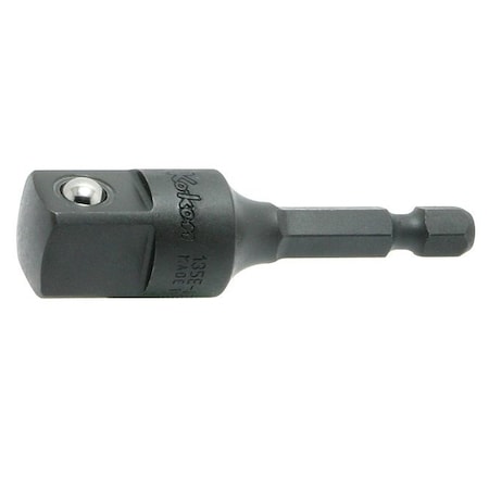 Ko-Ken Adaptor 1/2 Square 60mm Ball type 1/4 Hex Drive 135E-60B